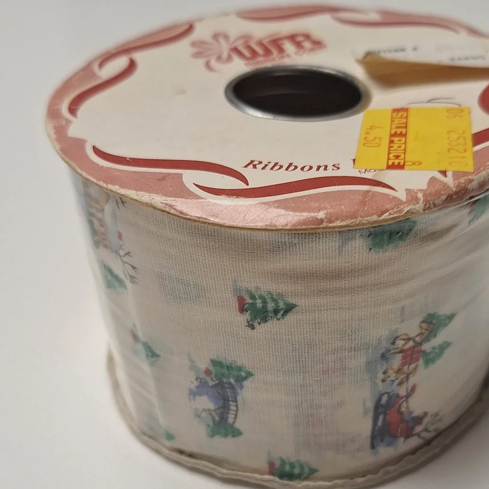 Vintage WFR Christmas Ribbon – 3
